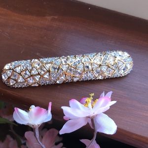 Swarovski Crystal Vintage Bar Brooch Pin